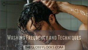 washing frequency and techniques