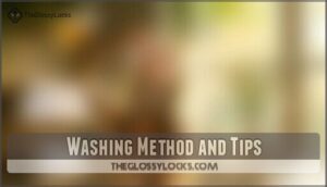 washing method and tips