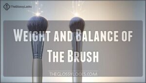 weight and balance of the brush