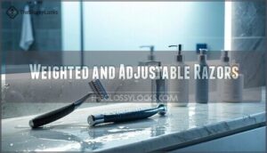 weighted and adjustable razors