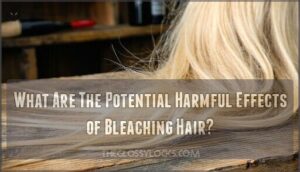 what are the potential harmful effects of bleaching hair