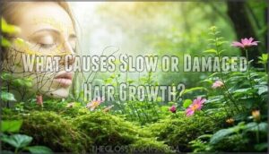 what causes slow or damaged hair growth