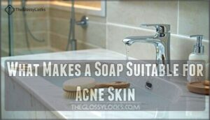 what makes a soap suitable for acne skin