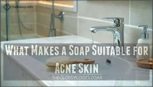 what makes a soap suitable for acne skin