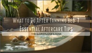 what to do after tanning bed