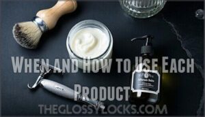 when and how to use each product