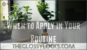 when to apply in your routine