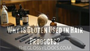 why is gluten used in hair products