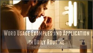 word usage examples and application in daily routine