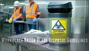 workplace razor blade disposal guidelines