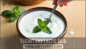 yogurt and lactic acid