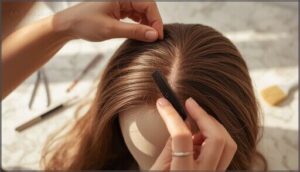 adjusting and blending for a flawless finish