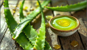 aloe face mask for soothing and balancing