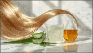 aloe vera and apple cider vinegar rinses