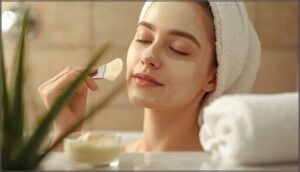 application techniques for homemade dark spot masks