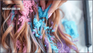 applying on dry hair