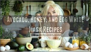 avocado, honey, and egg white mask recipes