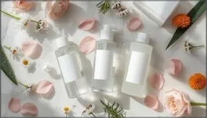 avoiding harsh chemicals and fragrances