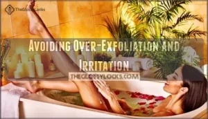 avoiding over-exfoliation and irritation