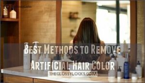 best methods to remove artificial hair color