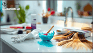 best practices for at-home hair dye application