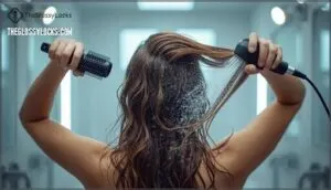 blow drying against the growth pattern blow drying against the growth pattern