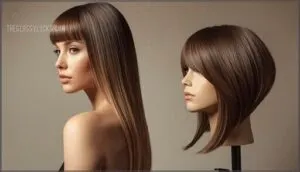 blunt and layered haircuts for longevity