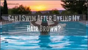 can i swim after dyeing my hair brown can i swim after dyeing my hair brown