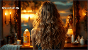 can vinegar remove orange hair brassiness