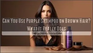 can you use purple shampoo on brown hair