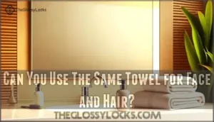 can you use the same towel for face and hair