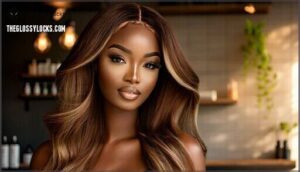 caramel brown – adds warmth and glow