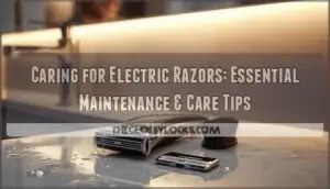 caring for electric razors