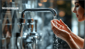 check the water temperature