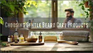 choosing gentle beard care products