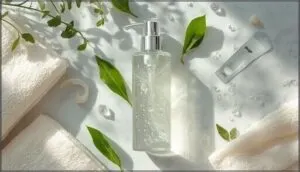 choosing gentle, non-abrasive cleansers