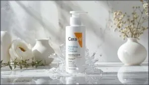 choosing the right cleanser (e.g., cerave hydrating facial cleanser)