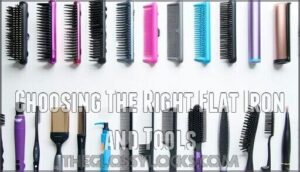 choosing the right flat iron and tools