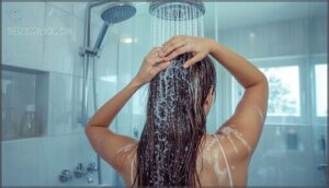 cleansing and shampooing