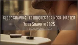 close shaving techniques for neck