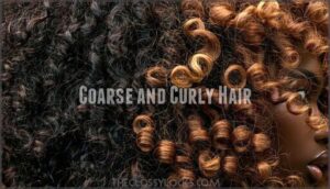 coarse and curly hair