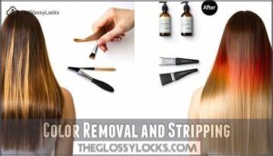 color removal and stripping