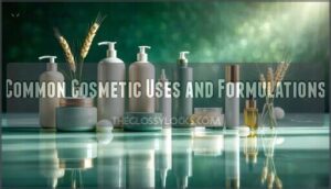 common cosmetic uses and formulations