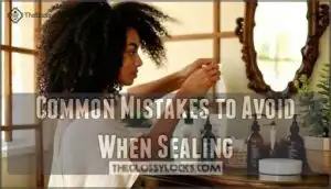 common mistakes to avoid when sealing