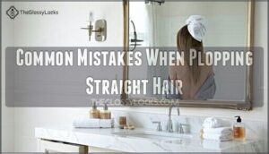 common mistakes when plopping straight hair
