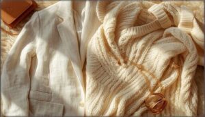 creams and soft whites