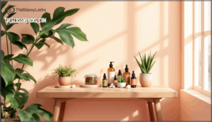 creating an organic skin care routine