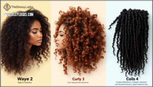 curl patterns (waves, curls, coils)