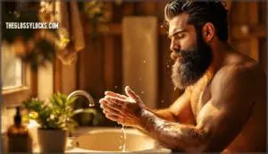 daily cleansing and beard wash routine