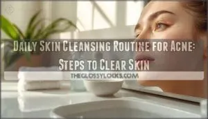 daily skin cleansing routine for acne